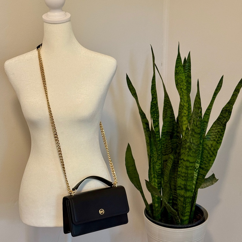 Michael Kors | Black Abbott Flap Chain Shoulder/Crossbody, Small NWOT